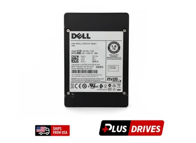 NEW 1.6TB NVMe Dell 2.5in U.2 PCIe EXPRESS FLASH Enterprise Server Drive SSD - Image 1 of 4