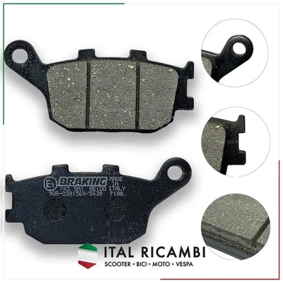 PASTIGLIE FRENO POST COMPATIBILE CON HONDA HORNET CBR 600 900 1000 KAWASAKI Z750 - Imagen 1 de 4