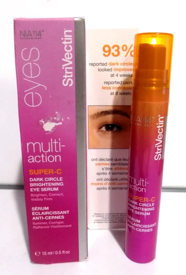 StriVectin Multi-Action Super-C Dark Circle осветляющая сыворотка для глаз 0,5 унц/15 мл. - Изображение 1 из 1