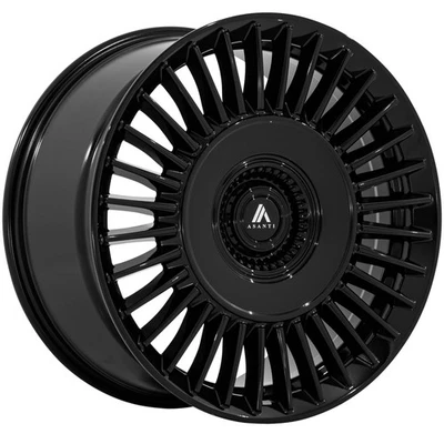 Asanti ABL 40 Tiara 20x9 5x108/5x112 +45mm Gloss Black Wheel Rim 20" Inch — 第 1/4 张图片