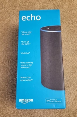 Asistente inteligente Amazon Echo (2.ª generación) - Tela carbón Foto 1 de 4