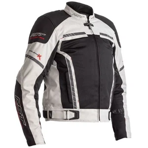 RST Ventilator-X CE Textile Motorcycle Jacket Silver Black - Picture 1 of 2