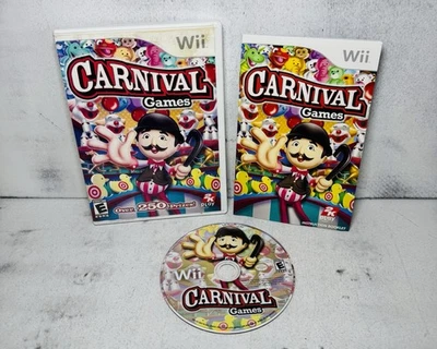 Carnival Games (Nintendo Wii, 2007) Complete CIB & Tested - Image 1 of 4