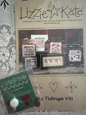Lizzie Kate-Tiny Tidings VIII Chart and Embellishment Pack - Image 1 of 3
