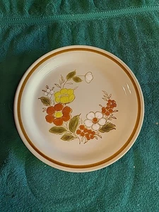 Mountain Wood Collection Stoneware Trellis Blossom 10.5" Dinner Plate Japan - Picture 1 of 6