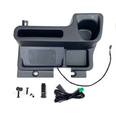 Wireless Charge Console Storage Box For Toyota Land Cruiser LC70 LC71 76 77 LC79 - Image 1 of 4