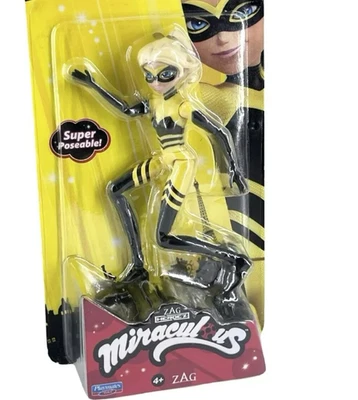 神奇女王蜜蜂 Adrien Agreste 5 英寸可动人偶 ZAG 玩伴瓢虫 — 第 1/2 张图片