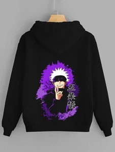 Gojo Satoru Hoodie and T-Shirt Jujutsu Kaisen Purple Graphic Design Men Women - Picture 1 of 9