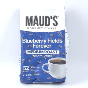 Blueberry Flavored Medium Roast Ground Coffee 1 Bag 20oz 100% Arabica Coffee ... - Picture 1 of 5