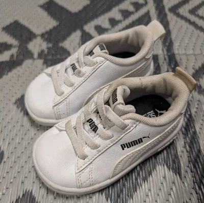 Zapatillas blancas Puma para niños pequeños 5C Foto 1 de 4