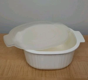 Rubbermaid Utensilios de cocina para microondas Cazuela de 3 cuartos con tapa de almacenamiento #5153 - Imagen 1 de 17