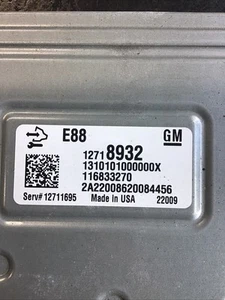 20-21-22  GMC BUICK TERRAIN E88 ENGINE COMPUTER ECU PCM 12718932 - Picture 1 of 7