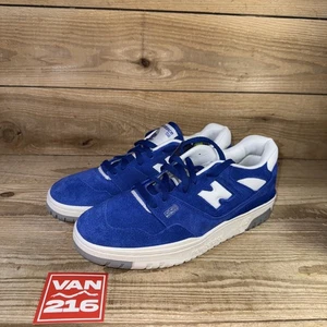 NEW SZ 9-11: New Balance 550 Men’s Suede Royal Blue Athletic Sneakers: BB550VNA - Picture 1 of 14