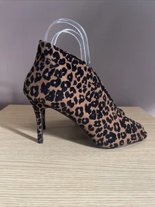 Next Leopard Print Shoe Boot Heels Size 7! New! Great Condition!! - Picture 1 of 4