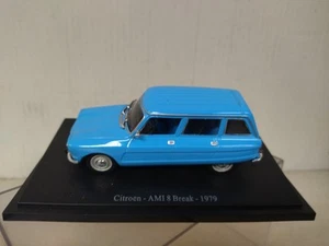 CITROEN AMI 8 BREAK 1979 BLUE PASSION CITROEN 1:43 UH HACHETTE - Imagen 1 de 5