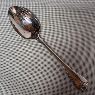 Yamazaki Cara 实心服务勺不锈钢 9 1/4" 光面 — 第 1/4 张图片