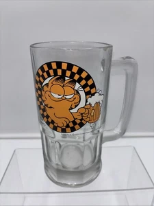 Tazza/bicchiere birra vintage 1978 32 oz Garfield "Heads Up" Jim Davis - Foto 1 di 7