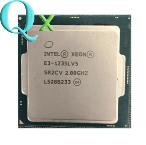 Intel Xeon E3-1235L V5 LGA 1151 CPU processor 2GHz SR2CV 8MB 4 core 4 thread 25W - Image 1 of 1