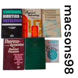 Set of 6 Books – Chemistry & Chemical Engineering (Mir Publishers, Moscow USSR) - Picture 1 of 24