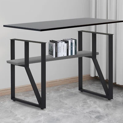 Pernas de mesa retangulares de metal 28" de altura para móveis pernas de banco pernas de mesa de centro - Imagem 1 de 4