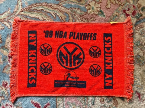 VINTAGE 1999 NY KNICKS NBA PLAYOFFS MSG SGA RALLY TOWEL EASTERN CONF CHAMPIONS Cover