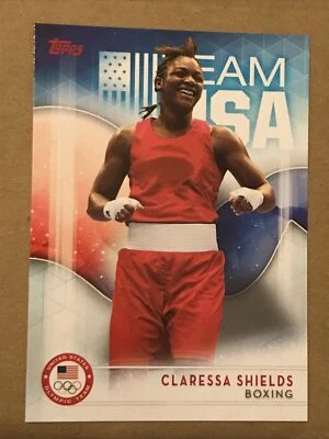 2016 Topps Team USA Olympics Card #2 Claressa Shields Boxing MMA - Image 1 of 2