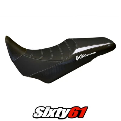 Cubierta de asiento blanca Suzuki VStrom 1000 2014-2016 2017 2018 2019 Tappezzeria Comfort Foto 1 de 4
