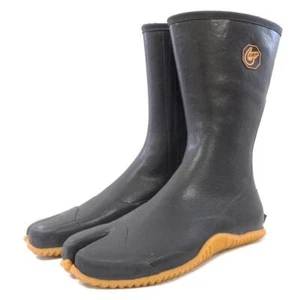 Rikio Waterproof Rubber Tabi Japanese Ninja Tabi Boots Zipper GT-01 Japan - Picture 1 of 5