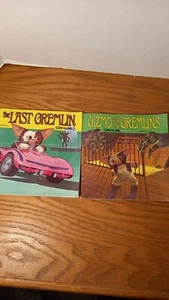  Vintage Gremlin Record / Story Books Set 2/5 Mogwai Gizmo Escape 33 1/3 RPM 7"  - Picture 1 of 4