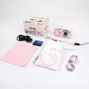YASHICA Compact Digital Camera DZ-100 Hello Kitty Playground Pink Japan NEW - Picture 1 of 8