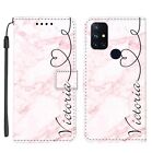 Wallet Case Personalised Leather Cover For Oneplus Nord Ce 3 10 N20 N30 Marble