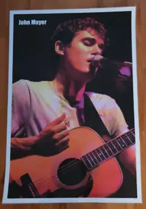 John Mayer On Stage laminiertes Poster UK Farbe Wandkunst 36" x 24" GEBRAUCHT - Bild 1 von 8