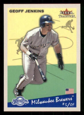 2002 Fleer Tradition Glossy #50 Geoff Jenkins /200 - Image 1 of 2