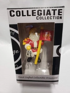 Iowa State Cyclones Santa Christmas Figurine Ornament NCAA Big 12 NEW - Picture 1 of 3