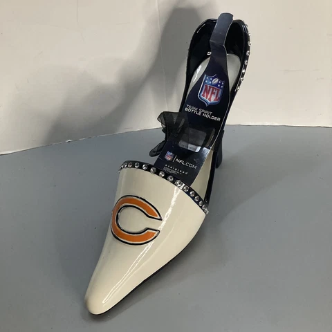 Chicago Bears NFL High Heel Shoe Wine Bottle Holder Cover