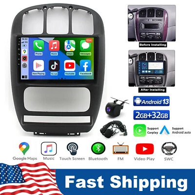FOR 2001-2007 DODGE GRAND CARAVAN ANDROID 13 10.1" RADIO STEREO GPS NAVI HIFI FM - Imagem 1 de 4