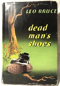 Val Biro Signed Jacket - Leo Bruce, Dead Man's Shoes - 1st/1st 1958 Peter Davies - Imagen 1 de 11