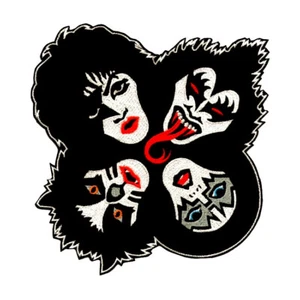 Parche grande bordado Kiss Rock N Roll música rock años 80 - Imagen 1 de 1