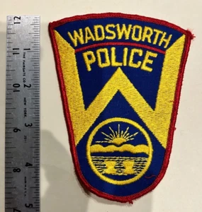 Vintage Wadsworth Ohio Police Patch - Picture 1 of 2