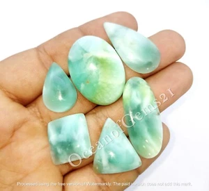 100 Carats Natural Hemimorphite Stone, 3-4 Piece, Loose Cabochon Gemstone Lot - Picture 1 of 8