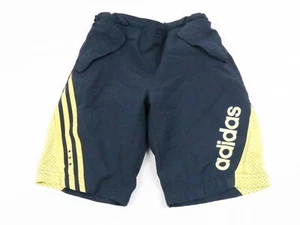 Adidas Swim Shorts Boys Large Blue Yellow Polyester Athletic - Picture 1 of 9