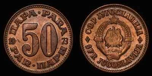 YUGOSLAVIA 1973 Fifty 50 Para KM# 46 - Picture 1 of 3