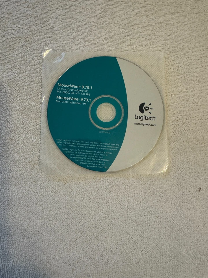Logitech MouseWare 9.79.1 & 9.73.1 - CD ONLY!!! - Image 1 of 1
