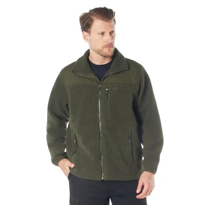 Rothco Trailsman Sherpa Fleece Jacket - Olive Drab - Image 1 of 4