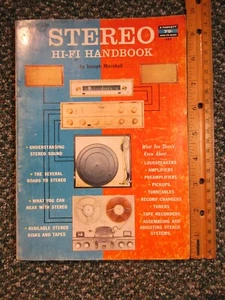 Manual de alta fidelidad estéreo 1959 vintage de Joseph Marshall ~ libro de instrucciones de Fawcett - Imagen 1 de 5