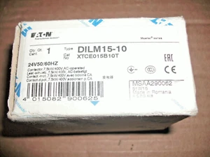 EATON MOELLER XTCE015B10T DILM1510 24VAC COIL 7.5 Kw 400V CONTACTOR - Picture 1 of 1