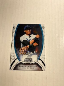 Tampa Bay Rays BRANDON MARTIN Signed Card