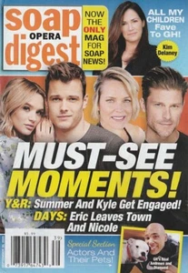 Savon Opera Digest 28 septembre 2020 MICHAEL MEALOR-GREG VAUGHAN-ACTEURS ET LEURS ANIMAUX DE COMPAGNIE - Photo 1/1