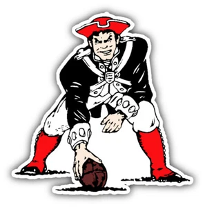 "Calcomanía pegatina para parachoques de coche de fútbol americano americano de los New England Patriots NFL - 3"" o 5""" - Imagen 1 de 1