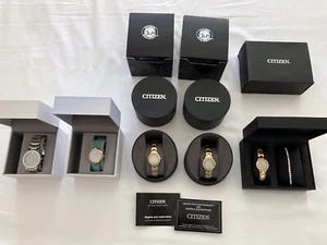 (5) Citizen Eco-Drive Watches; (1) Men’s And (4) Women’s. Five NIB’s, Papers - Picture 1 of 24